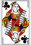 100px Queen of clubs fr svg
