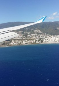 l'arrivée sur l'île