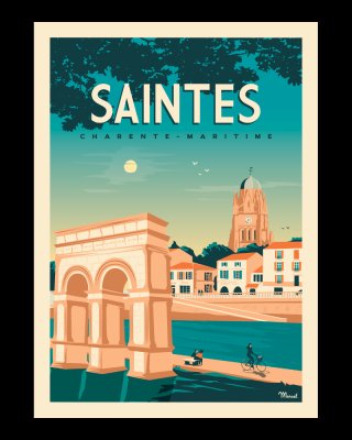 affiche saintes charente maritime